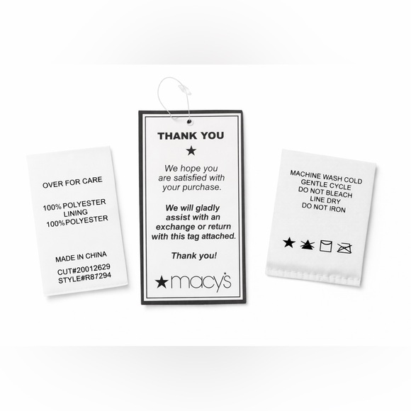 Macy's B.Darlin Chiffon W/Balloon Sleeves Black & Red Size 5/6 - NWT - Picture 3 of 7